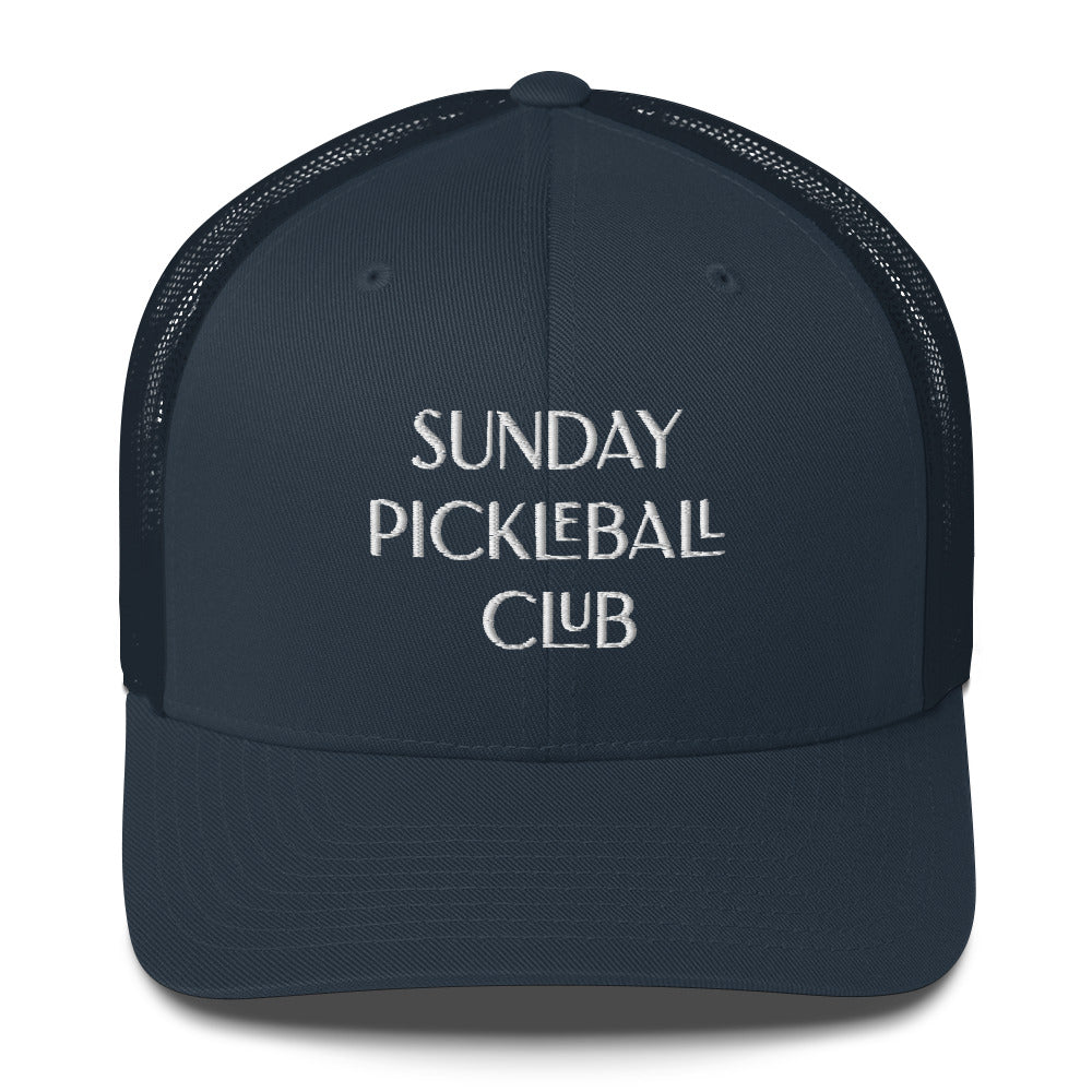 Sunday Pickleball Club Trucker Hat