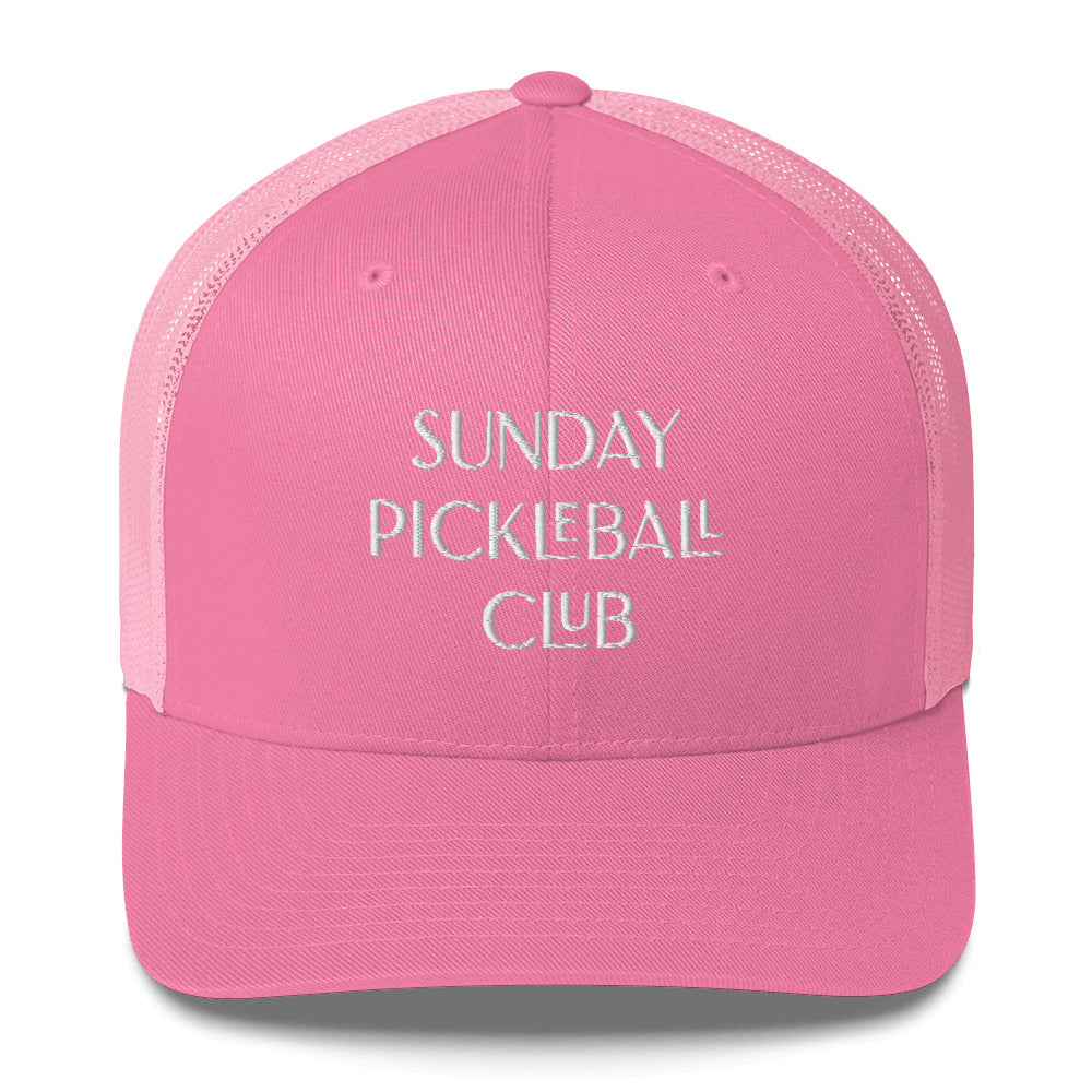 Sunday Pickleball Club Trucker Hat